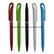 Pluma barata del diseño simple del precio de fábrica, pluma de bola torcida (LT-C766)